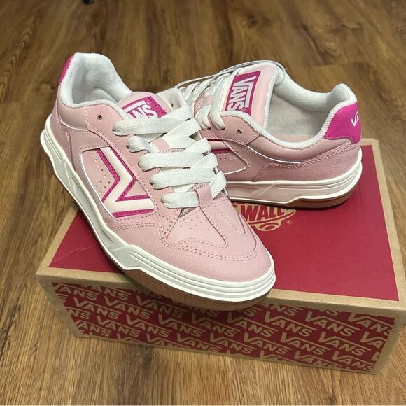 VANS upland sepia rose pink lace up shoes sneakers women’s 8 new - Picture 7 of 7